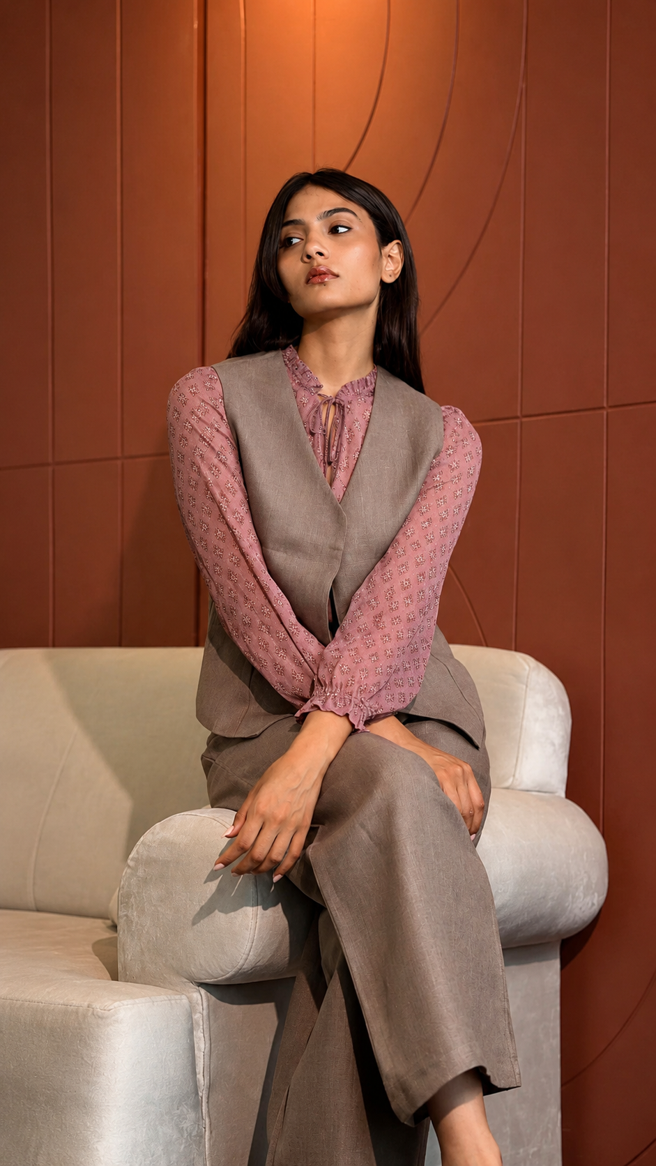 Soft Greige Vest
