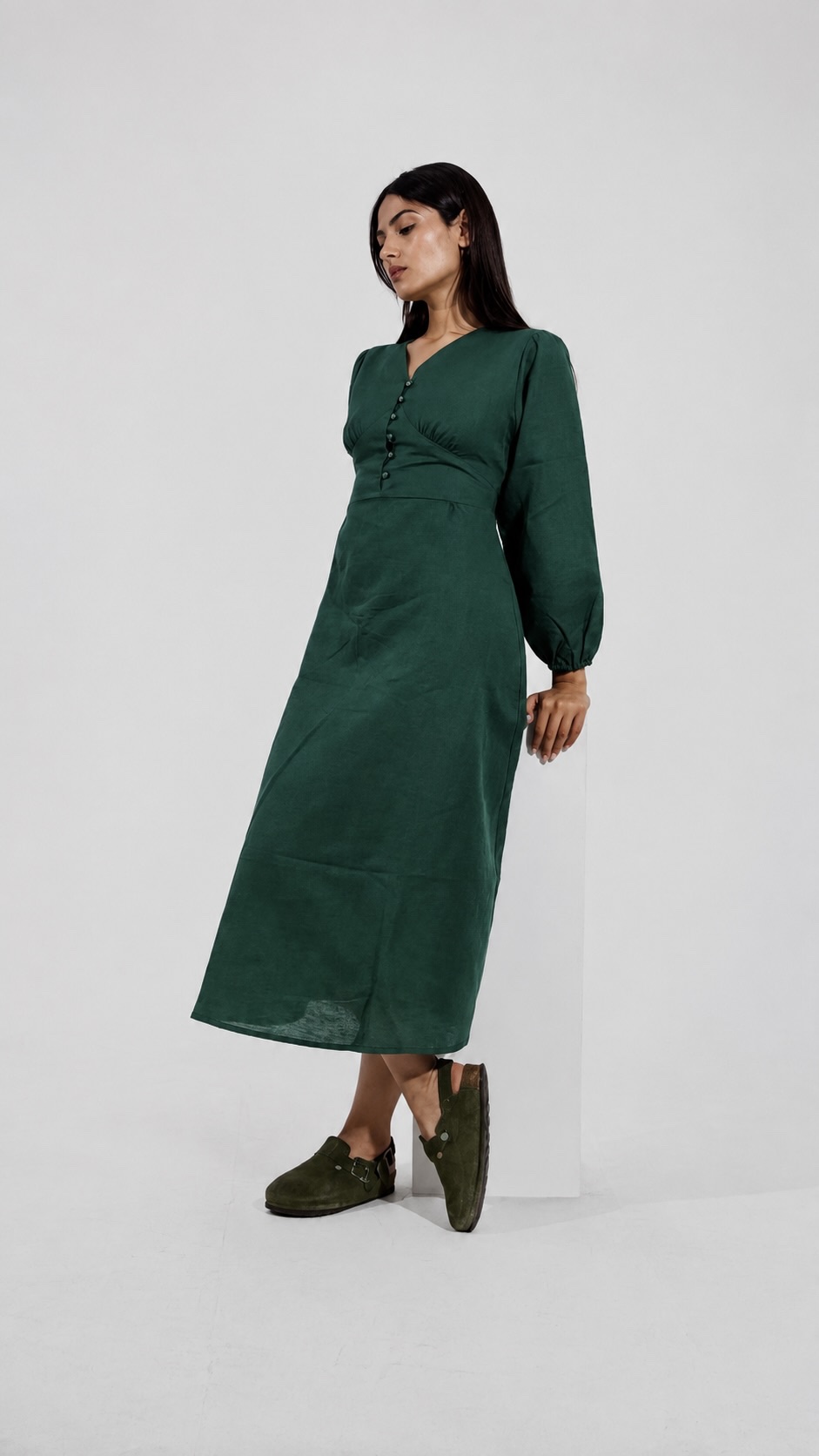 Vintage Linen Dress
