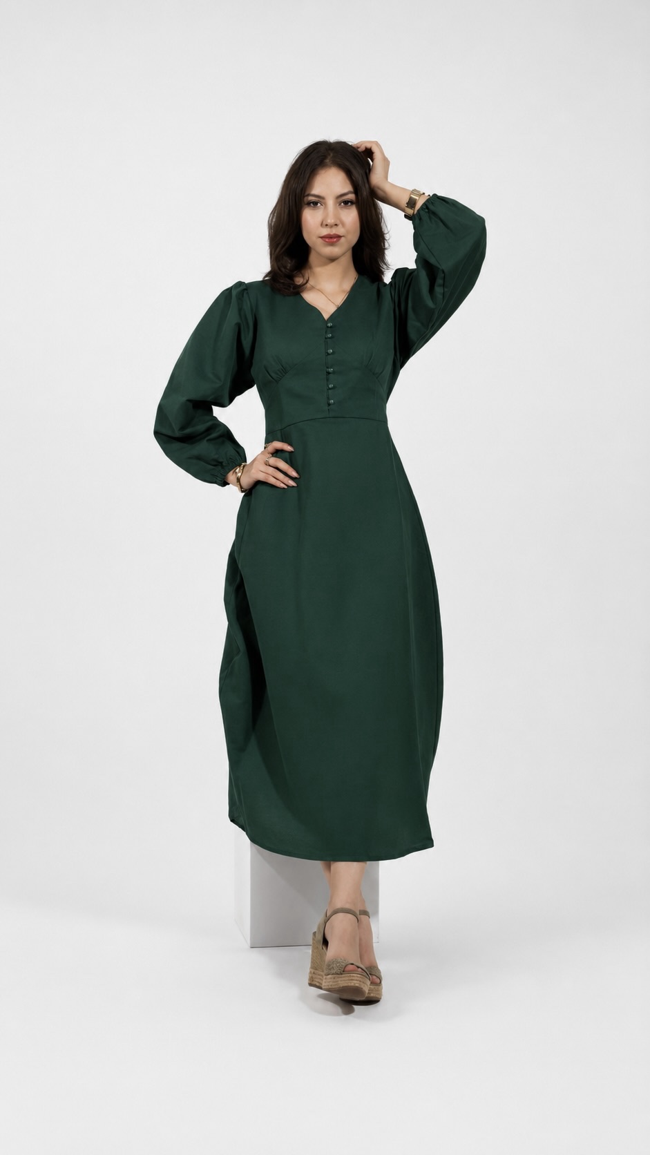 Vintage Linen Dress