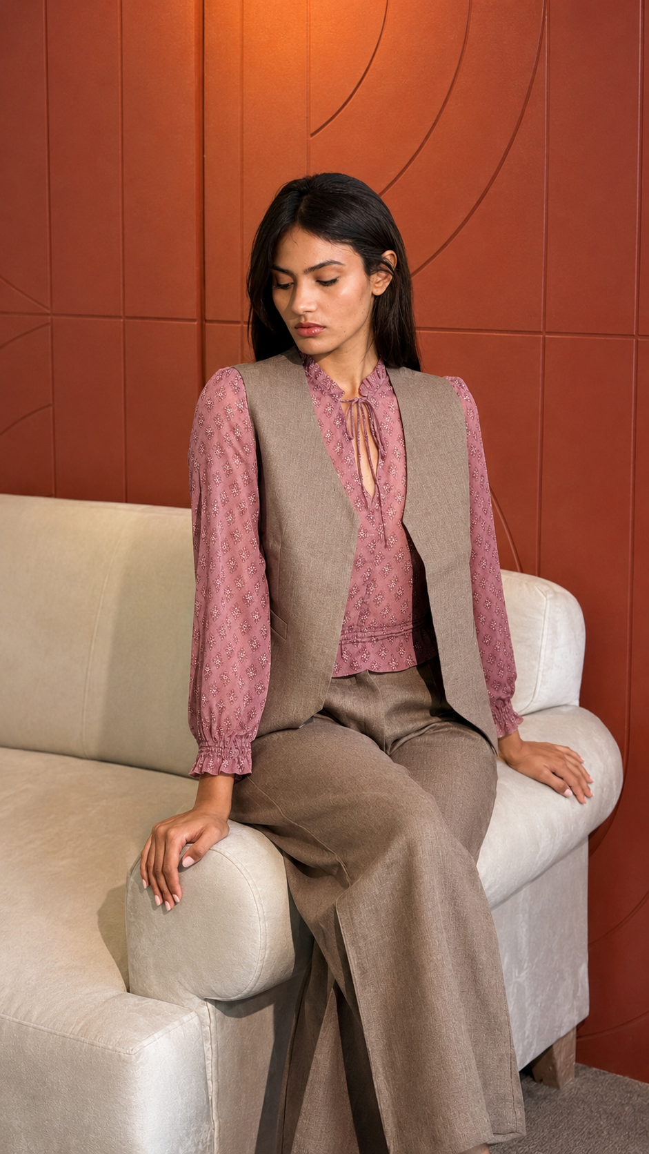 Soft Greige Suit